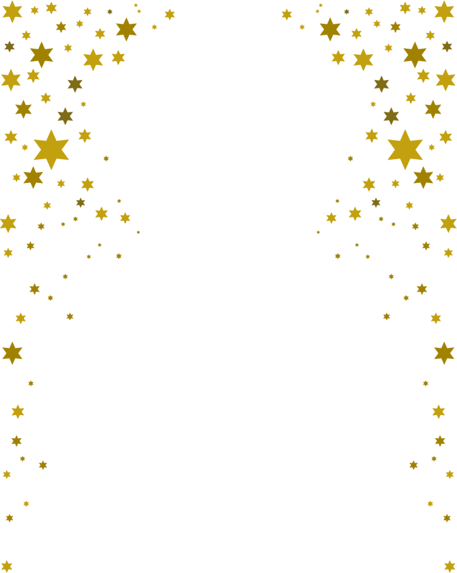 Star Frame Png Picture (black)