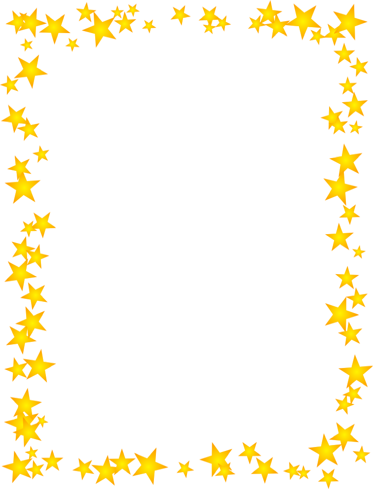 Star Frame Png Transparent (white)