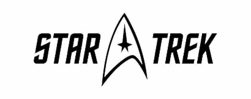 Star Trek Logo Png Clipart (white, black)