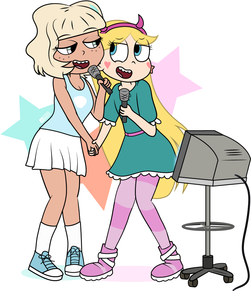 Star Vs The Forces Of Evil Png Isolated Photo (lavender, white, teal, black, gray)