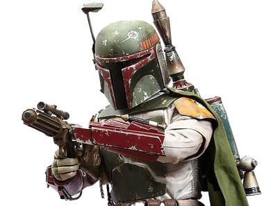 Star Wars Boba Fett Png Free Download (black)