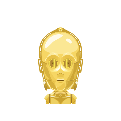 Star Wars C3Po Png Transparent Image (pink, white, indigo, black, salmon)