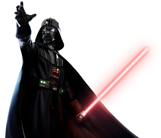 Star Wars Darth Vader Png Transparent Image (black, red)