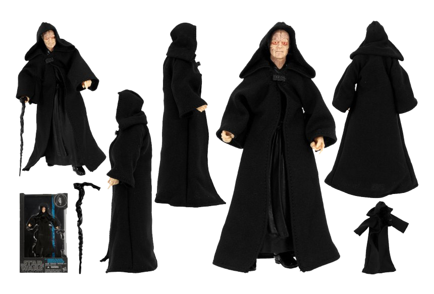 Star Wars Emperor Palpatine Png File (white, black)