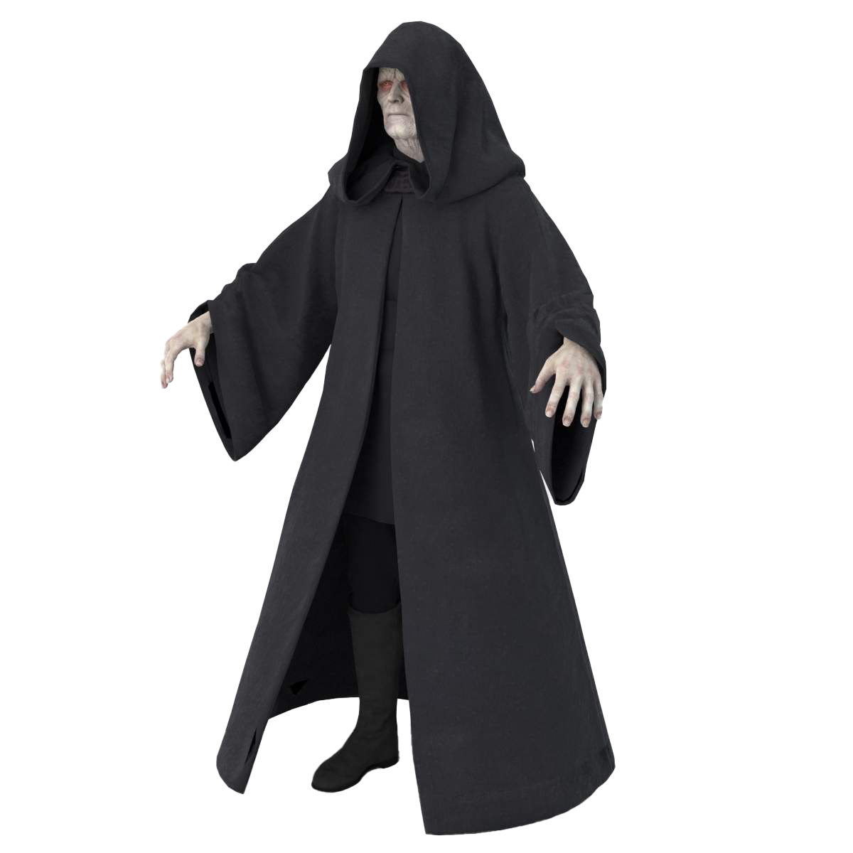 Star Wars Emperor Palpatine Png Pic (white, black)