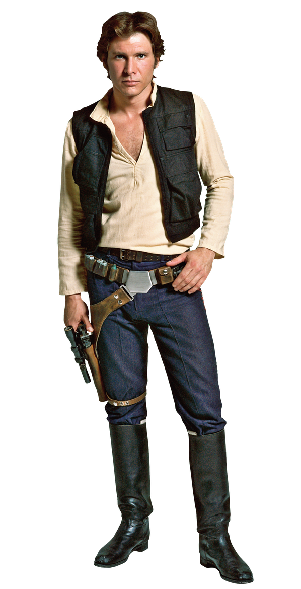 Star Wars Han Solo Png Free Download (black)