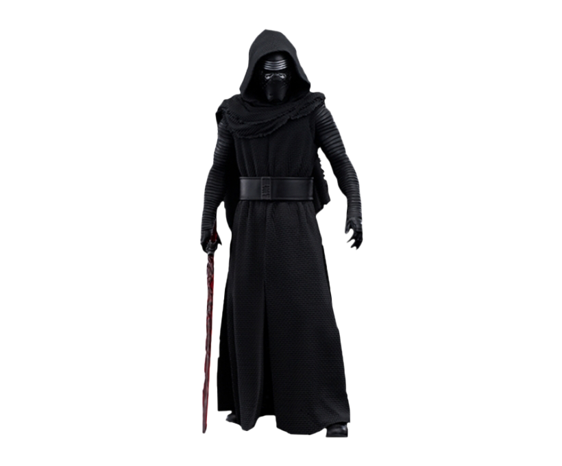 Star Wars Kylo Ren Png Transparent Image (white, black)