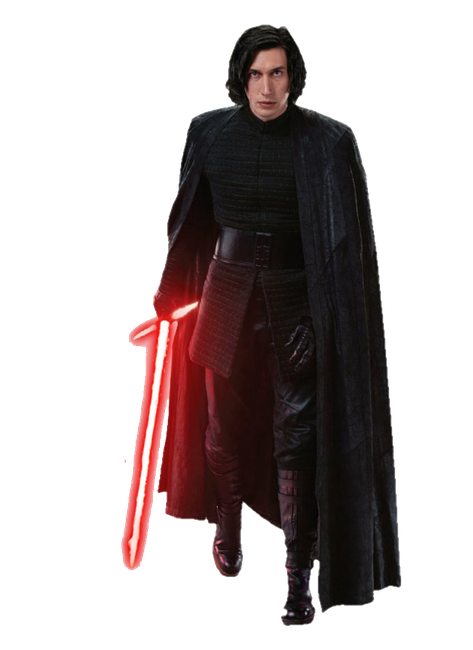 Star Wars Kylo Ren Transparent Background (black)