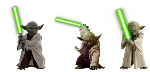 Star Wars Master Yoda Png Free Download (black)