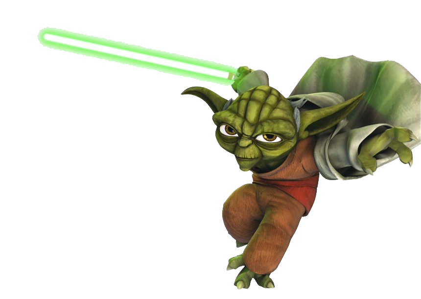 Star Wars Master Yoda Png Image (white, mint)