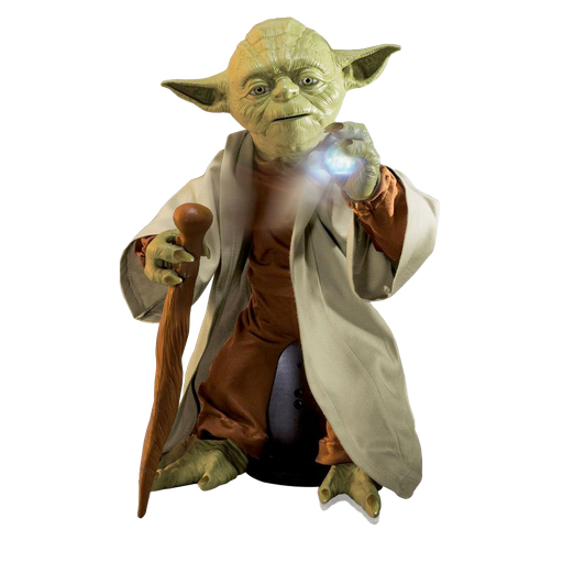 Star Wars Master Yoda Png Pic (gray, maroon, black)