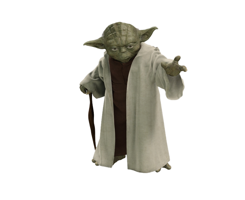 Star Wars Master Yoda Png Transparent Image (white, gray, silver)