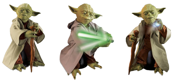 Star Wars Master Yoda Png Transparent (silver, gray, black)