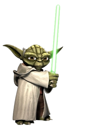 Star Wars Master Yoda Transparent Png (white, beige, black, mint)