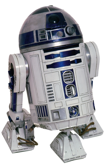 Star Wars R2 D2 Png File (silver, black)