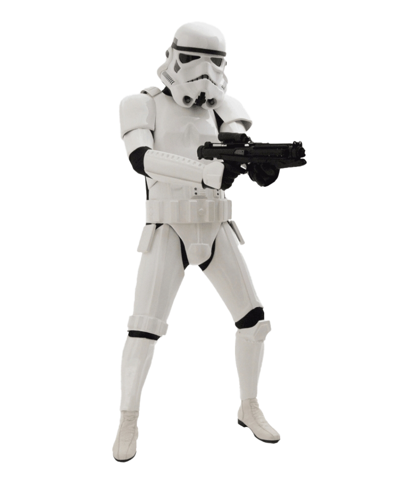 Star Wars Stormtrooper Png File (white, silver)