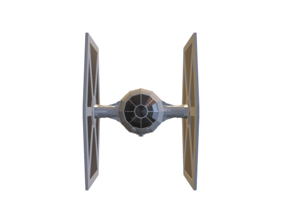 Star Wars Tie Fighter Png Isolated Free Download (indigo, black, gray)