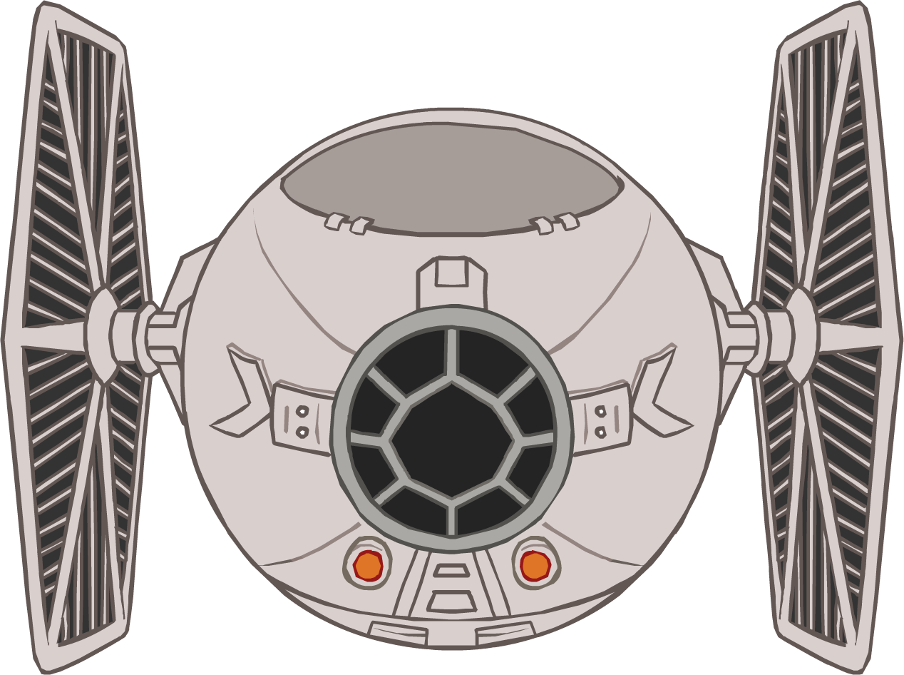 Star Wars Tie Fighter Png Pic (black, gray, silver, white)