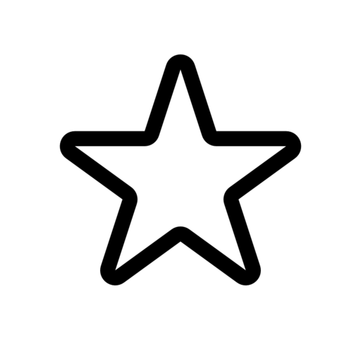 Star Free Png Icon Download (white, lavender, black, gray)