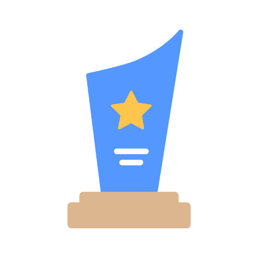 Star Reward Trophy Success Achievement Badge Medal Award Icon Free Nobackground Png Icon Download (silver, greenish blue, salmon, black, gray)