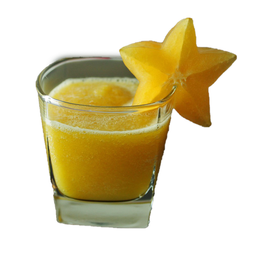 Starfruit Juice Png Image (black, gray, orange)