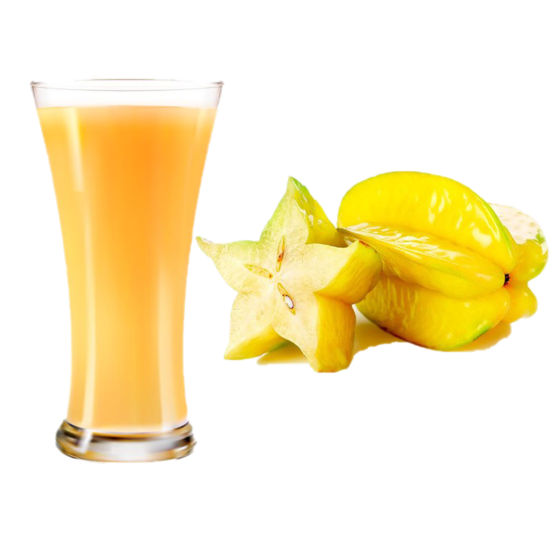 Starfruit Juice Png Transparent Image (white, pink, orange)