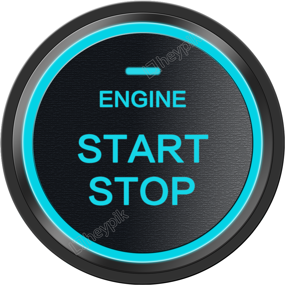 Start Button Png Clipart (black)