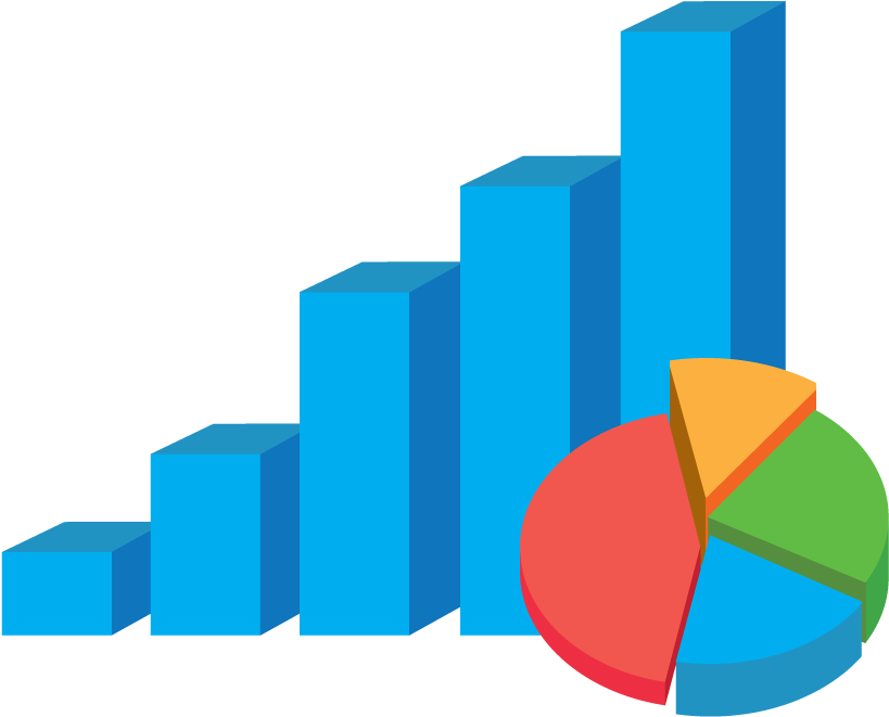 Statistics Vector Png File (teal, gray, black, greenish blue, salmon)