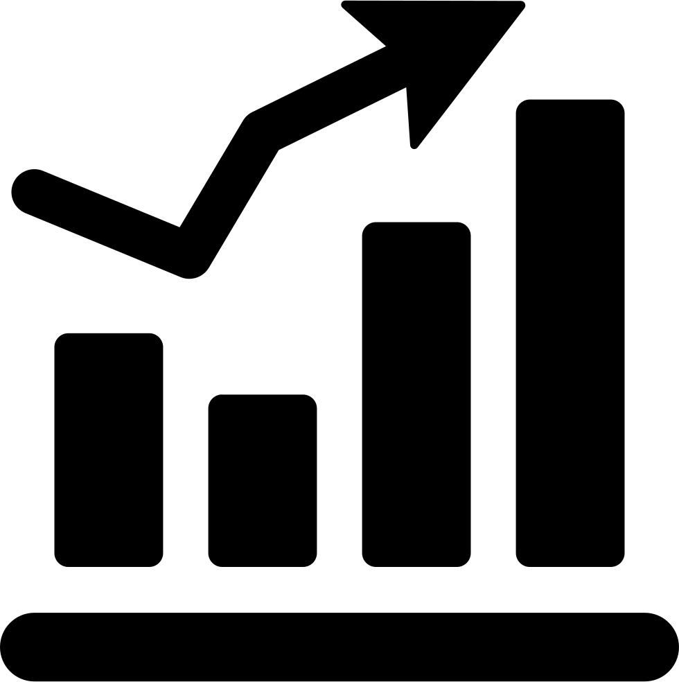 Statistics Vector (indigo, white, black, lavender, silver)