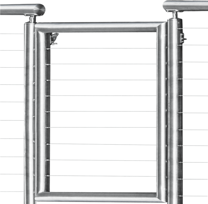 Steel Gate Png Pic (indigo, black)