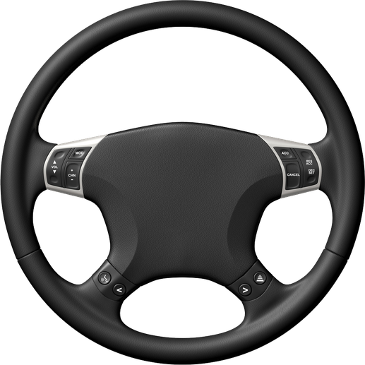 Steering Wheel Png Picture (indigo, black)