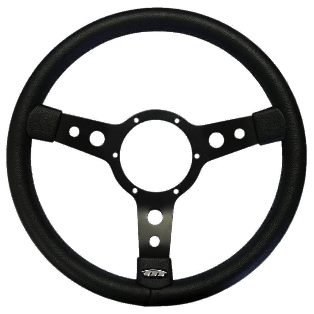 Steering Wheel Png Transparent Image (black, gray)