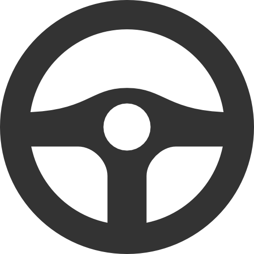 Steeringwheel Theapplication Direccio Free Png Icon Download (black)