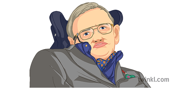 Stephen Hawking Png Image (gray, pink)