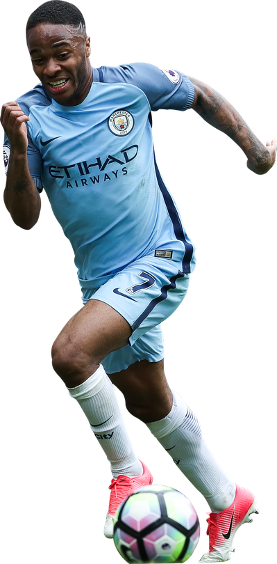 Sterling Manchester City Png Hd (black, white)