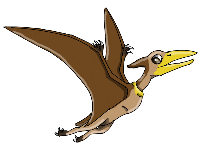 Pterosaurs Png Clipart (olive, salmon, black)