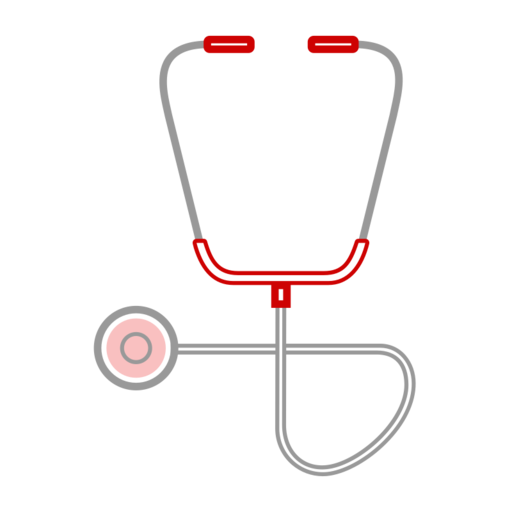 Stethoscope Free Png Icon (black, gray)