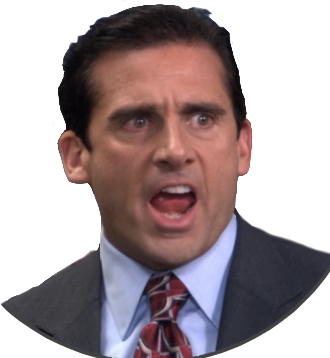 Steve Carell Png File (indigo, black)