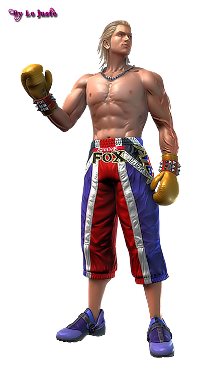 Steve Fox Tekken Png File (black)