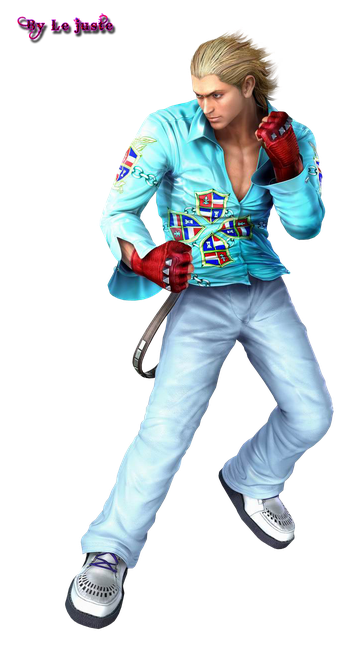 Steve Fox Tekken Png Image (black, lavender, white)