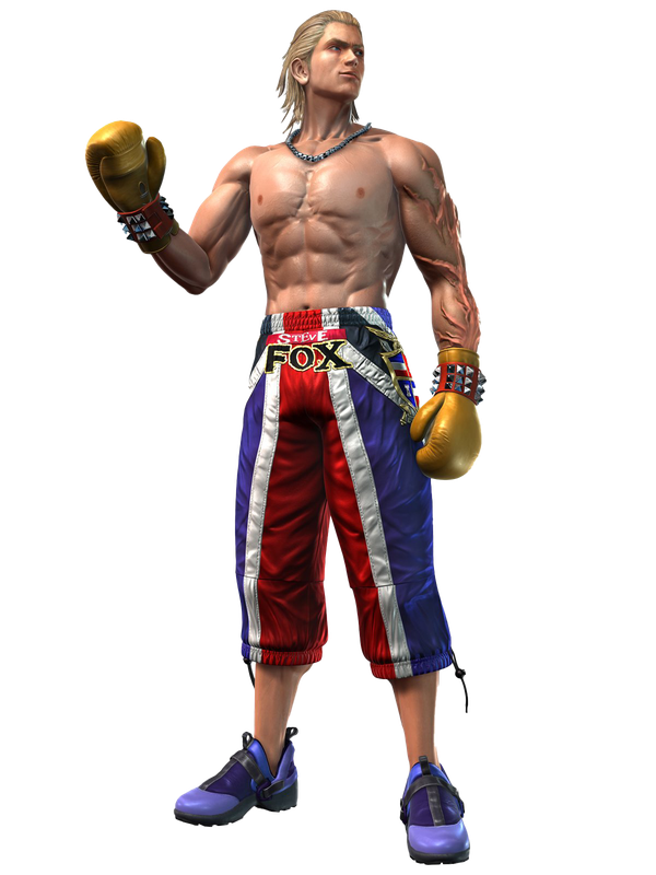 Steve Fox Tekken Transparent Png (black)