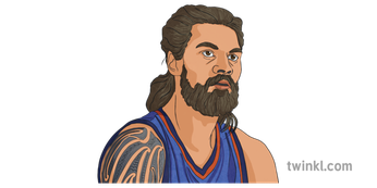 Steven Adams Png File (olive, black, salmon)