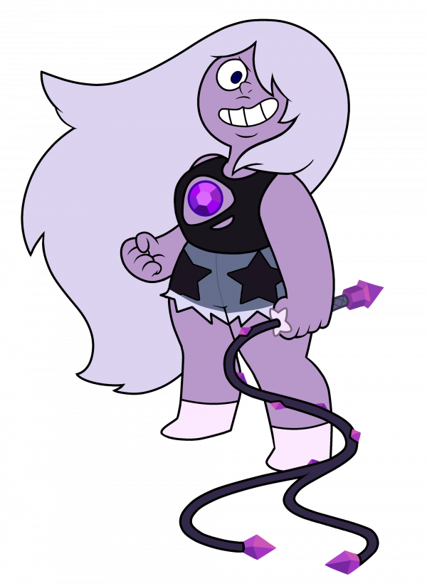 Steven Universe Series Transparent Background (black, silver, lavender)