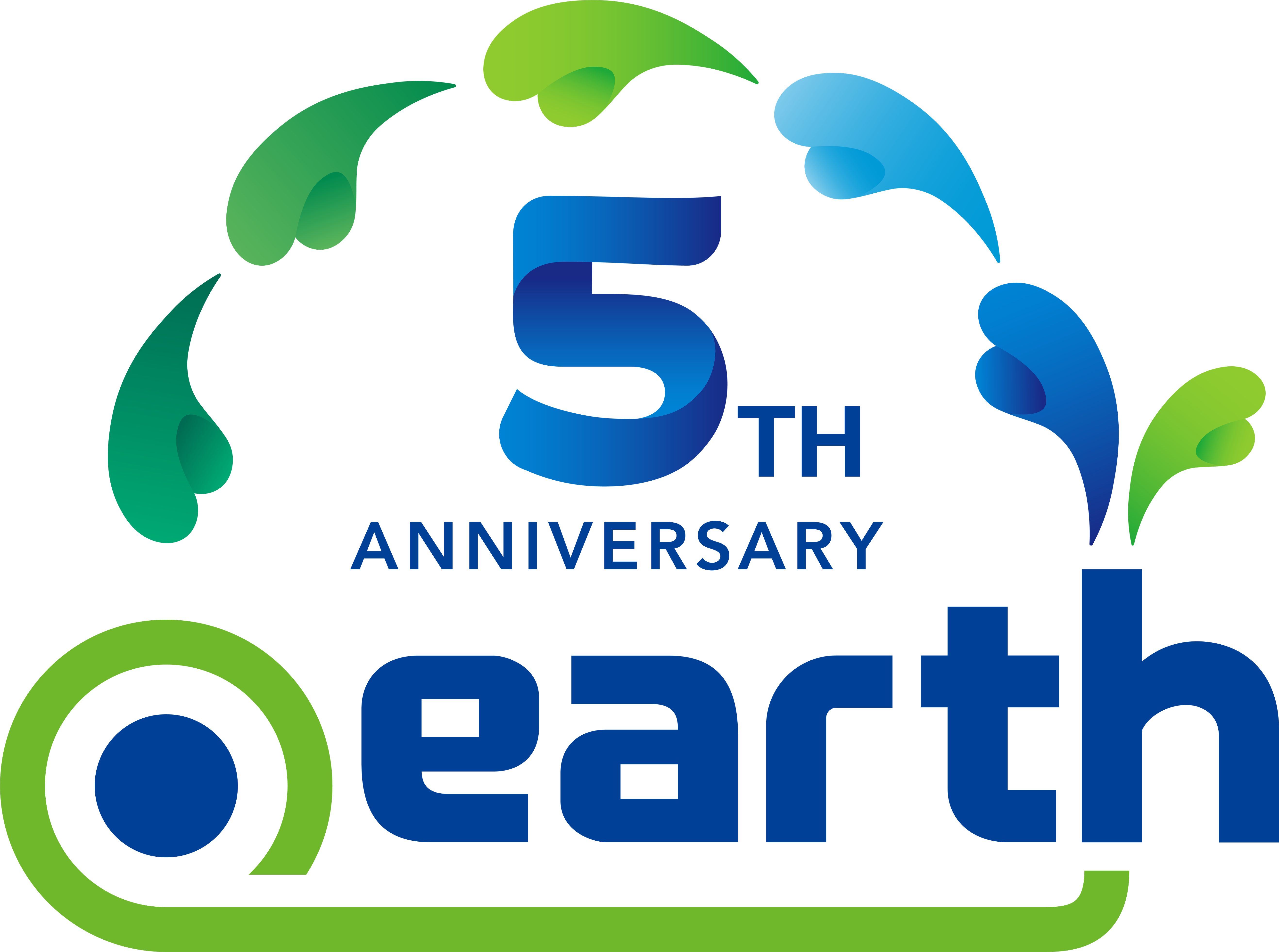 5Th Anniversary Png Picture (olive, teal, black, green, navy)