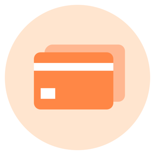 Other Bank Card Free Png Icon (pink, beige, salmon, black, white)