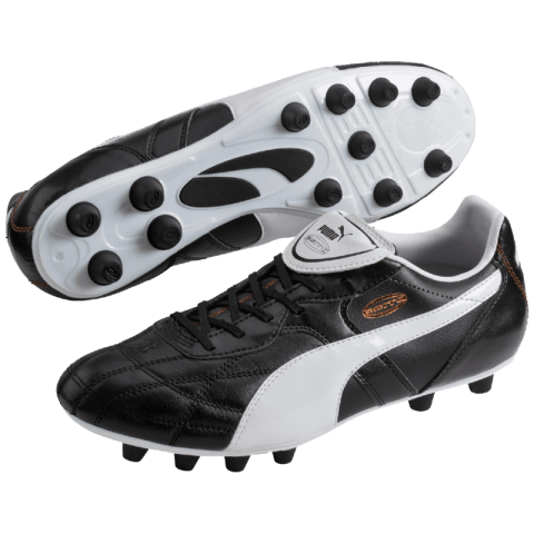 Athlete Football Boots (black, white, silver)