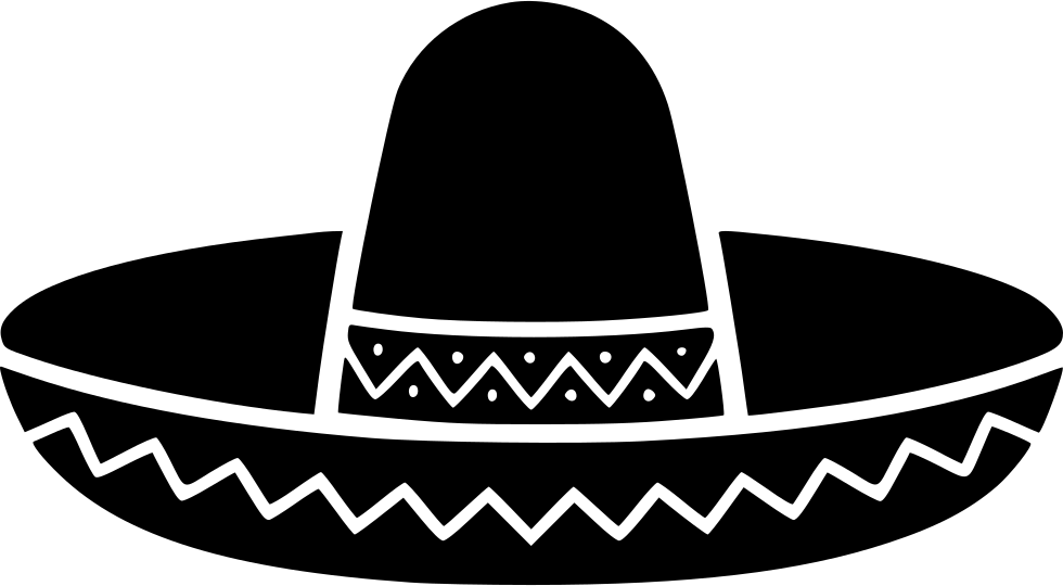 Ethnic Mexican Hat Png Photos (white, black)