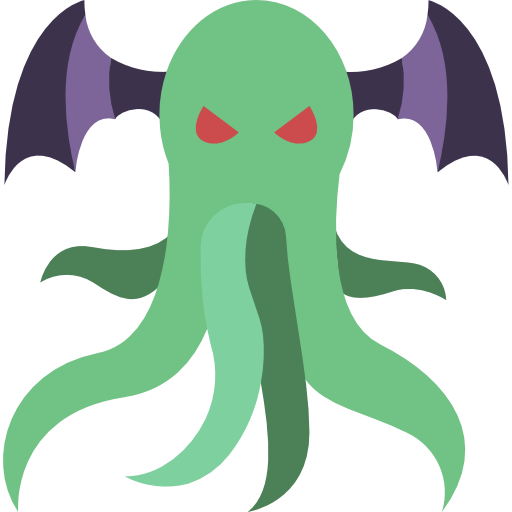 Cthulhu Png Photos (indigo, gray, white, silver)