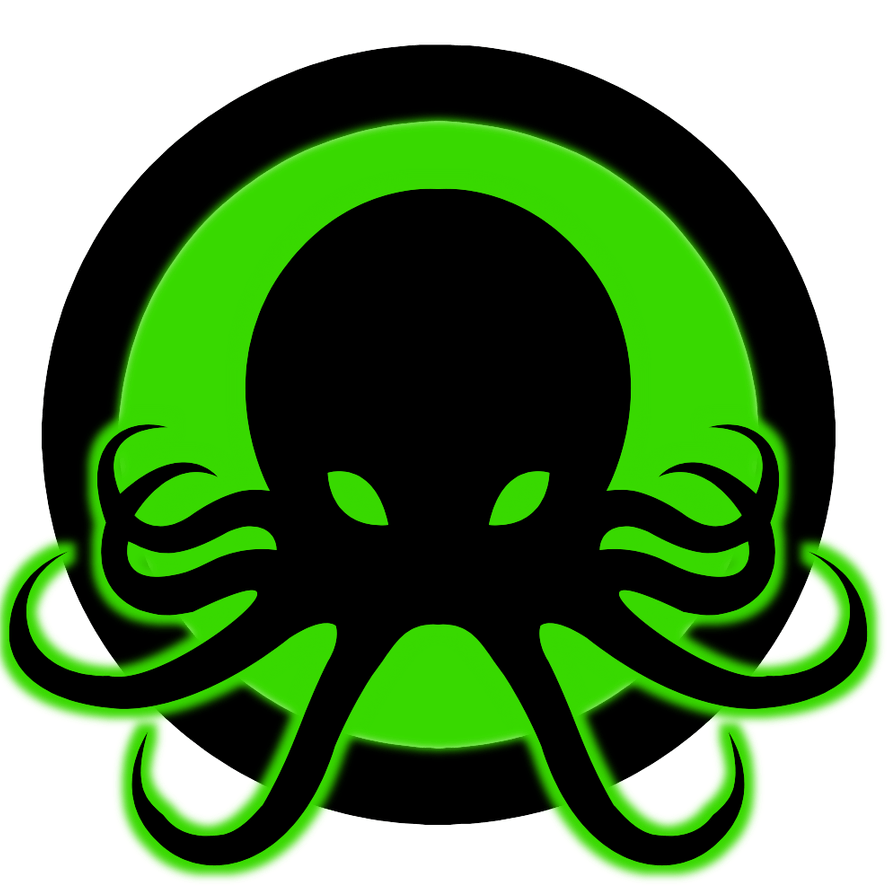 Cthulhu Png Pic (black, lime, gray)