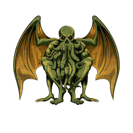 Cthulhu Png Transparent Photo (olive, black)